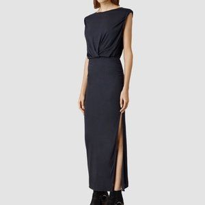 AllSaints Stunning Navy Nile Maxi